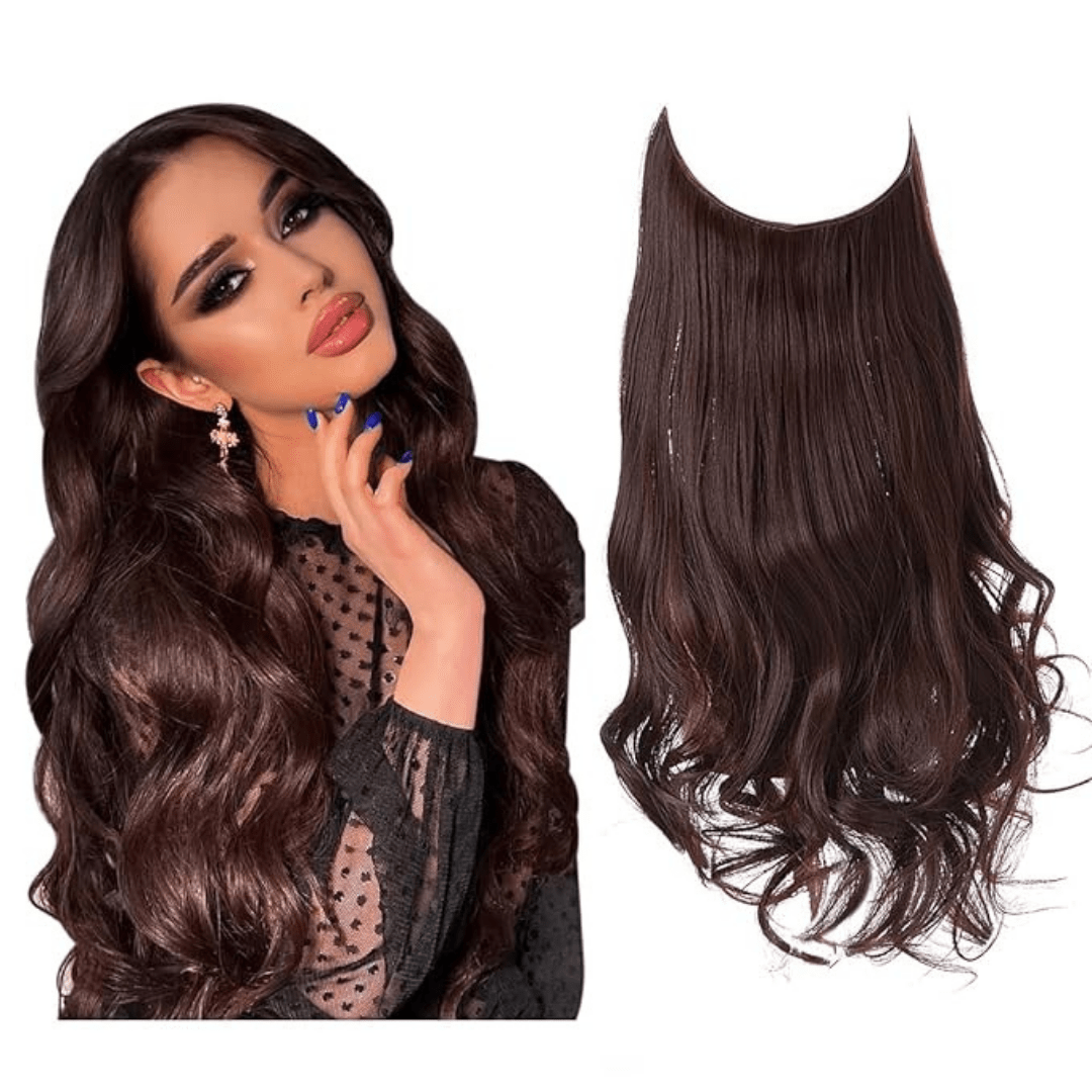 Dark Auburn Wavy (18 Inch)