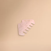 Gua Sha en Quartz Rose