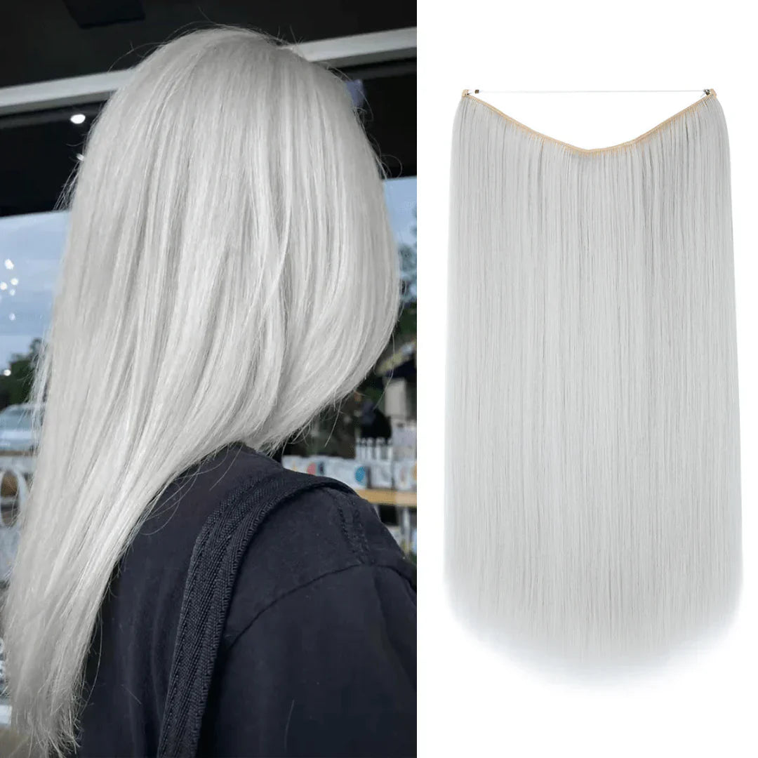Light Silver Gray Lisse 45cm