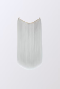 Light Silver Gray Lisse 45cm