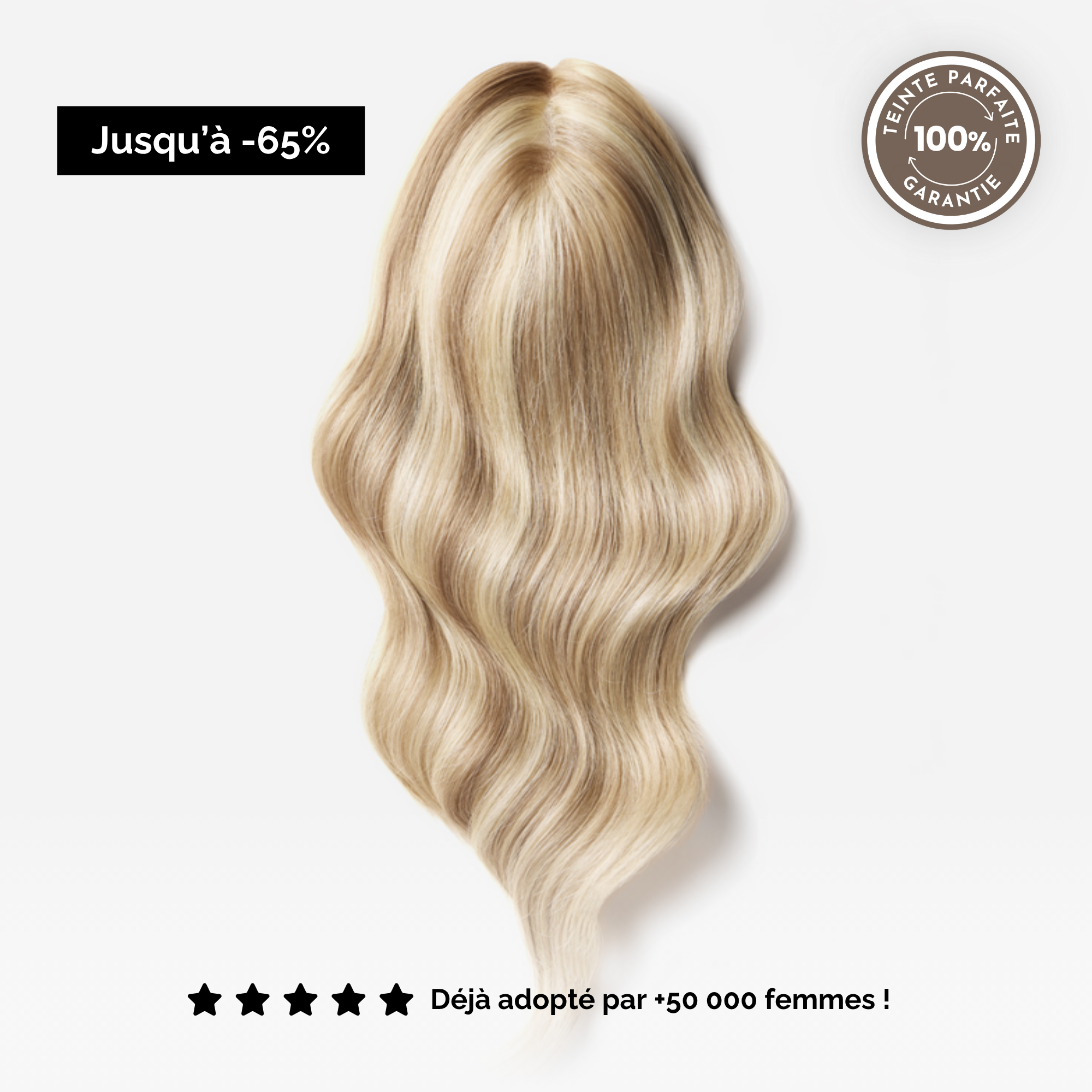 Halo Hair Extension - Instant Volume in 30 Seconds, Invisible & Zero Damage
